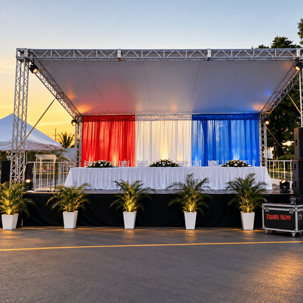 Alquiler Estructuras: Techos, Truss, Carpas, Tarimas y Stands