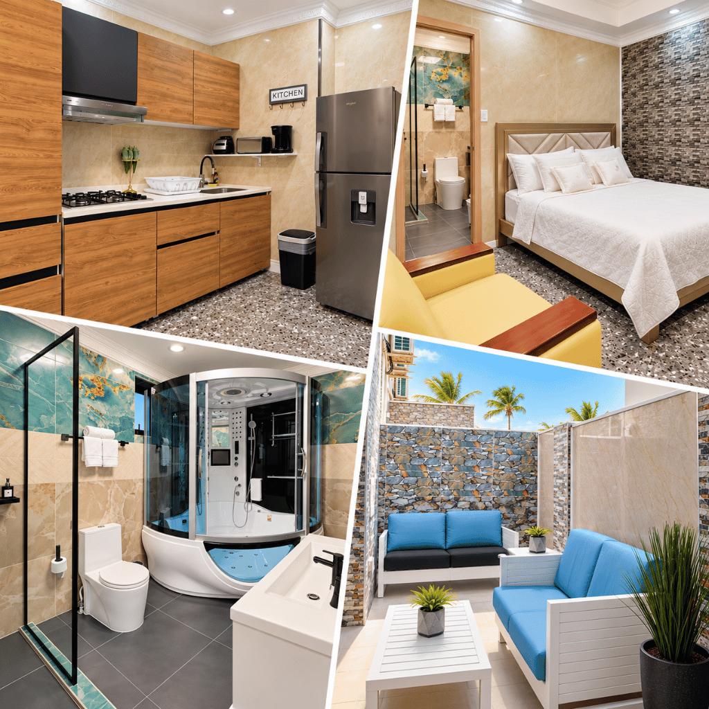 Suite de Lujo Andicuri en Eagle Beach para 4 Huéspedes